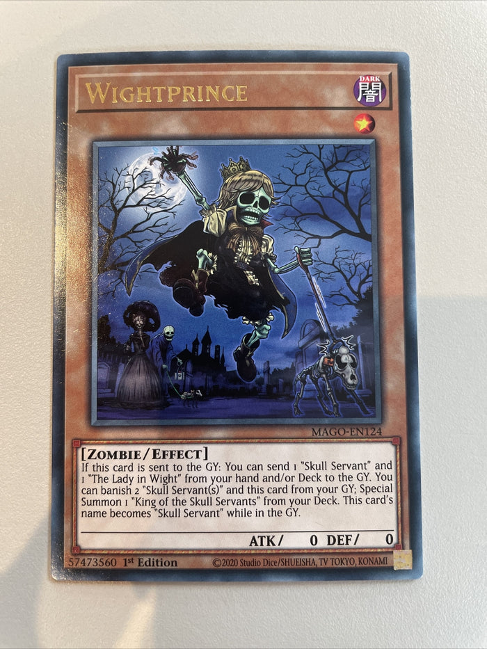 MAGO-EN124 Wightprince Rare 1st Edition NM Yugioh Card