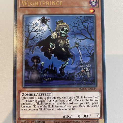MAGO-EN124 Wightprince Rare 1st Edition NM Yugioh Card