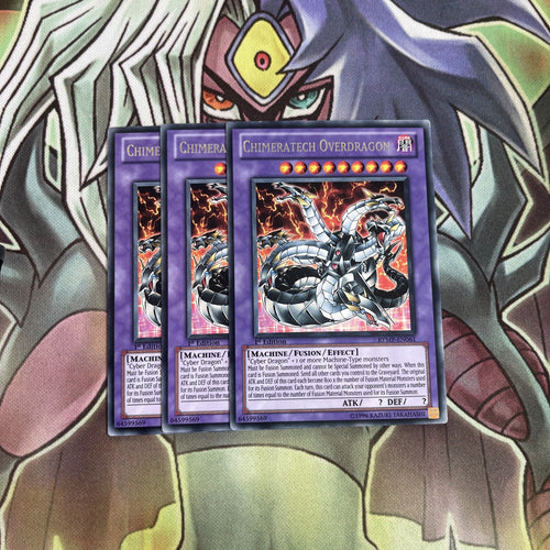 RYMP-EN061 x3 Chimeratech Overdragon Rare Excellent Conditon Yugioh