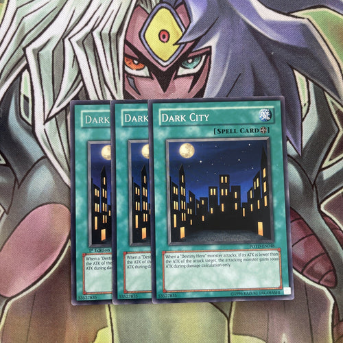 POTD-EN048 x3 Dark City Rare Excellent Condition Yugioh