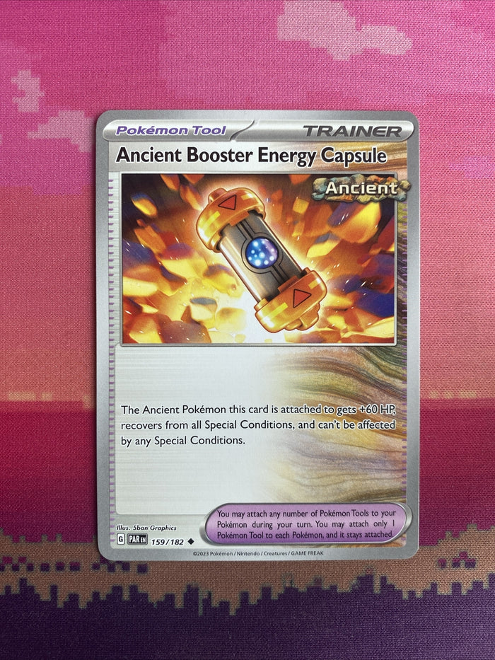 Pokemon Card Ancient Booster Energy Capsule Paradox Rift 159/182 Near Mint