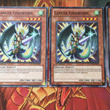 EXVC-EN092 3x Lancer Lindwurm Common Yugioh Card 1st Edition