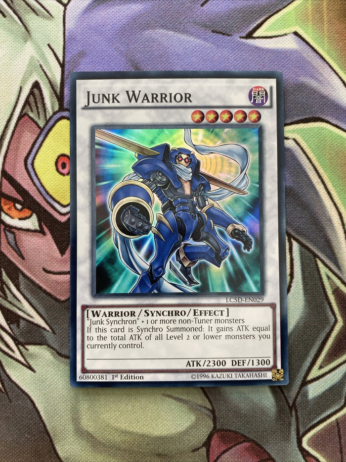 LC5D-EN029 Junk Warrior Super Rare 1st Edition NM Yugioh