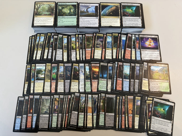 100 MTG Non-Basic Lands Lot - Duals, Fetches, Utility - Commander EDH Magic