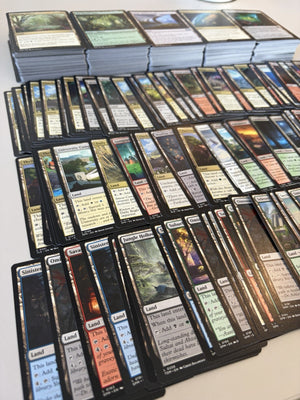 100 MTG Non-Basic Lands Lot - Duals, Fetches, Utility - Commander EDH Magic (back)