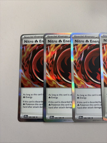 4 x Nitro Energy - 086/086 - Playset - Chaos Rising - Pokemon TCG (back)