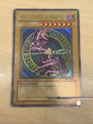 Dark Magician SDY-E005 Ultra Rare YuGiOh Card Unlimited Starter Deck Yugi MP (back)