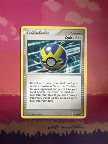 Pokemon Card  Quick Ball Mysterious Treasures 114/123 Near Mint