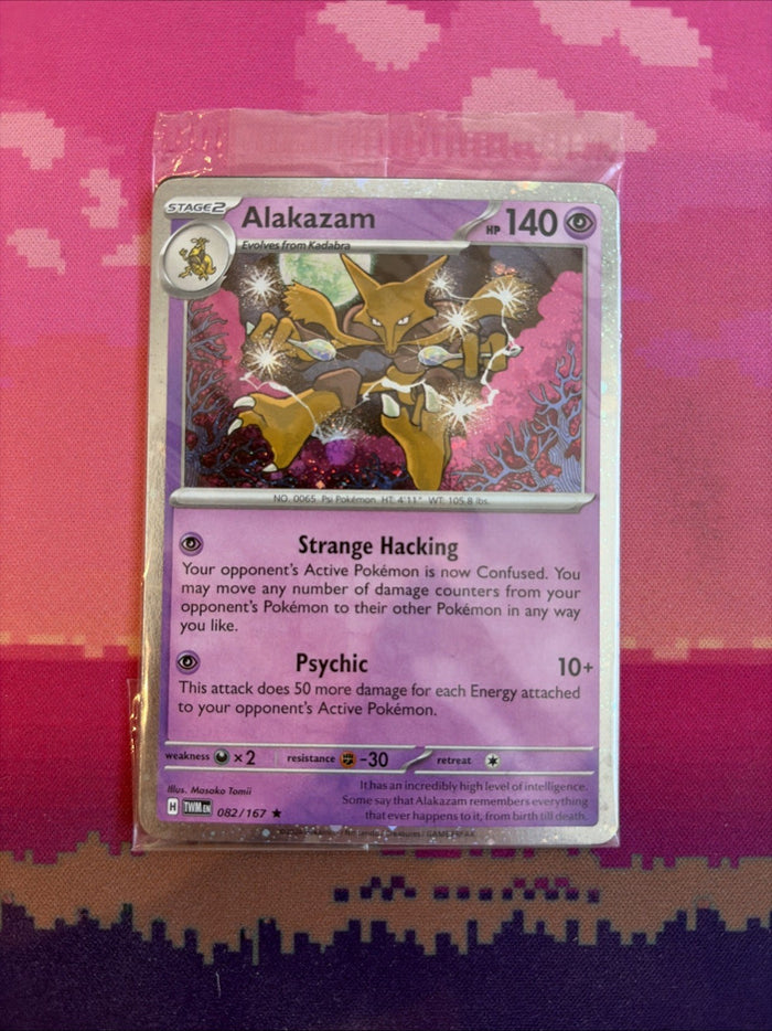 Pokemon Card Alakazam Black Star Promo 082/167 SEALED Near Mint