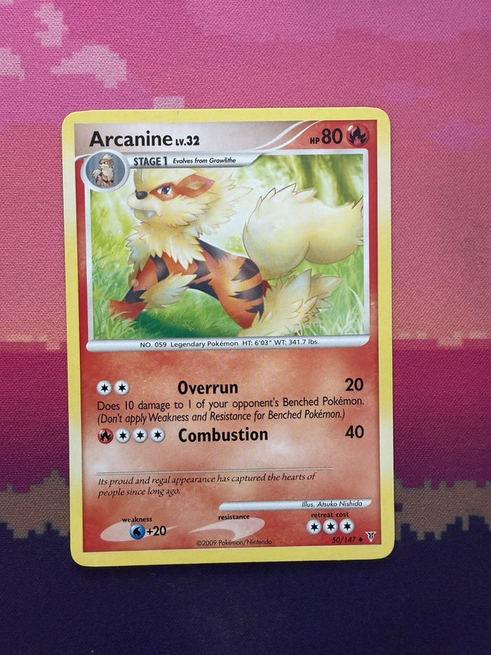 Pokemon Card Arcanine Supreme Victors Uncommon 50/147 Near Mint