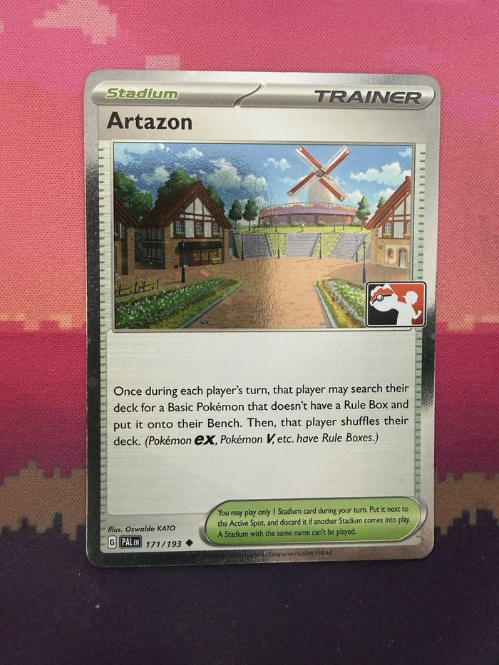 Pokemon Card Artazon Paldea Evolved Prize Pack Cosmo Holo 171/193 Near Mint