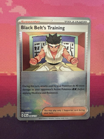 Pokemon Card Black Belt's Training Prismatic Pokeball Reverse 096/131 Near Mint