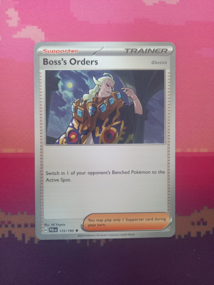 Pokemon Card Boss's Order Paldea Evolved 172/193 Near Mint