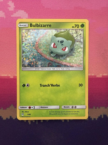 Pokemon Card Bulbasaur FRENCH McDonald's 1/40 Near Mint
