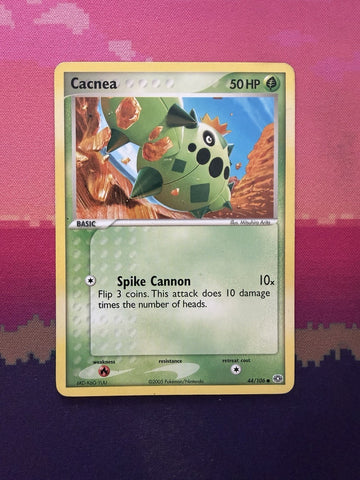 Pokemon Card Cacnea EX Emerald Common 44/106 Near Mint