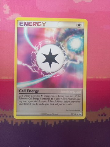 Pokemon Card Call Energy Majestic Dawn 92/100 Near Mint