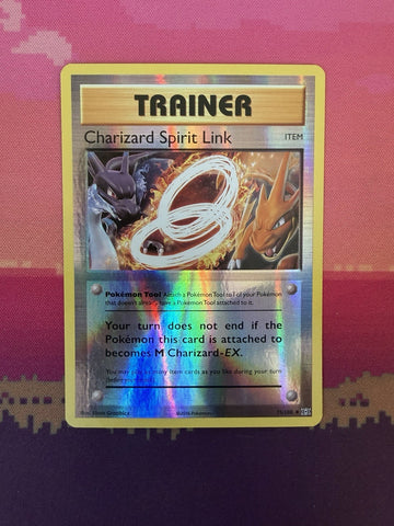 Pokemon Card Charizard Spirit Link Evolutions Reverse Holo 75/108 Near Mint