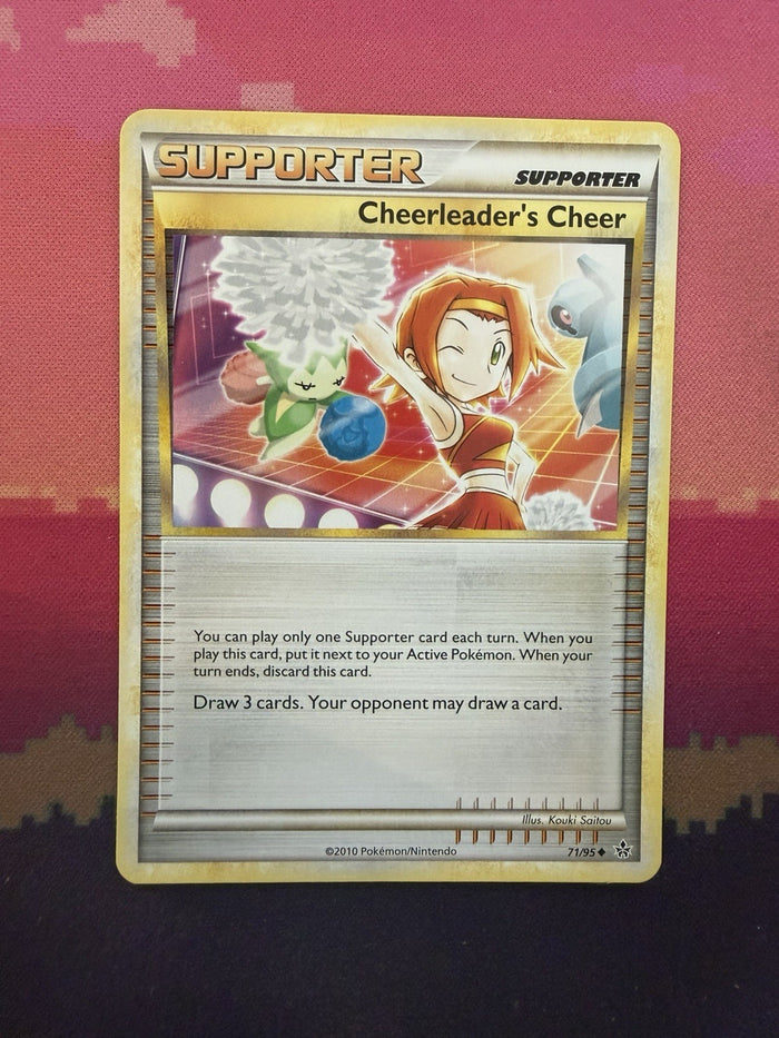 Pokemon Card Cheerleader's Cheer HS Unleashed 71/95 Near Mint