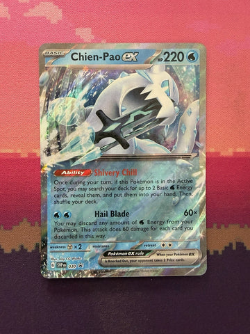Pokemon Card Chien-Pao EX Black Star Promo 030 Near Mint