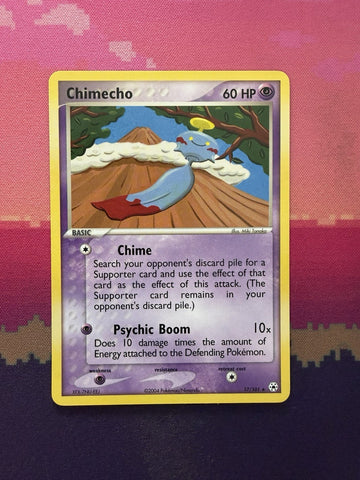 Pokemon Card Chimecho EX Hidden Legends Rare 17/101 Near Mint