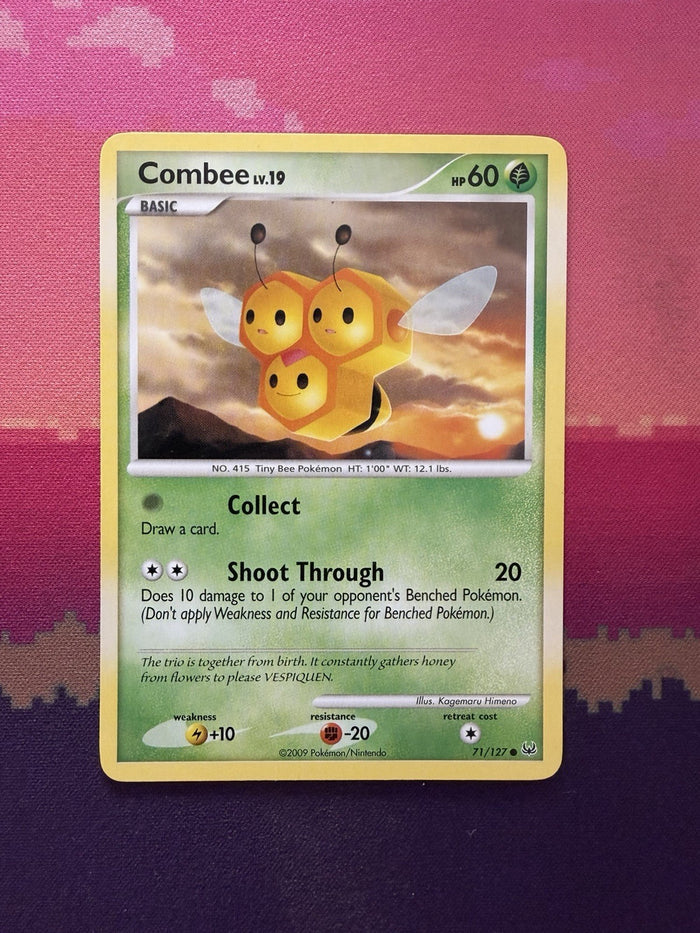 Pokemon Card Combee Platinum Common 71/127 Near Mint