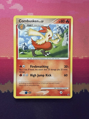 Pokemon Card Combusken Platinum Uncommon 45/127 Near Mint