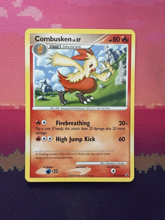 Pokemon Card Combusken Platinum Uncommon 45/127 Near Mint