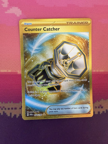Pokemon Card Counter Catcher 264/182 Hyper Rare Paradox Rift Near Mint