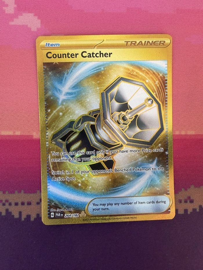 Pokemon Card Counter Catcher 264/182 Hyper Rare Paradox Rift Near Mint