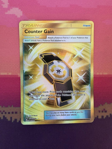Pokemon Card Counter Gain 230/214 Ultra Rare Lost Thunder Near Mint