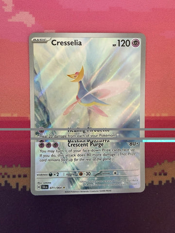 Pokemon Card Cresselia 071/064 Illustration Rare Shrouded Fable Near Mint