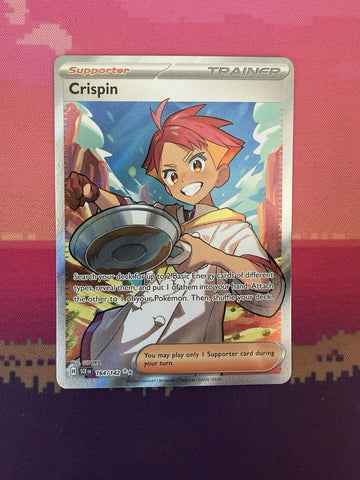 Pokemon Card Crispin 164/142 Ultra Rare Stellar Crown Near Mint