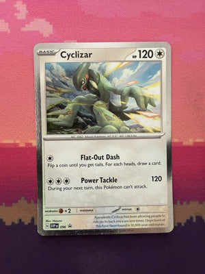 Pokemon Card Cyclizar Black Star Promo Cosmo Holo 096 Near Mint