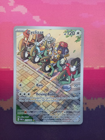 Pokemon Card Cyclizar Paradox Rift Illustration Rare 215/182 Near Mint