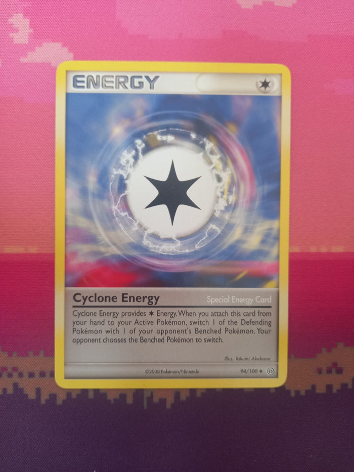 Pokemon Card Cyclone Energy Stormfront 94/100 Near Mint