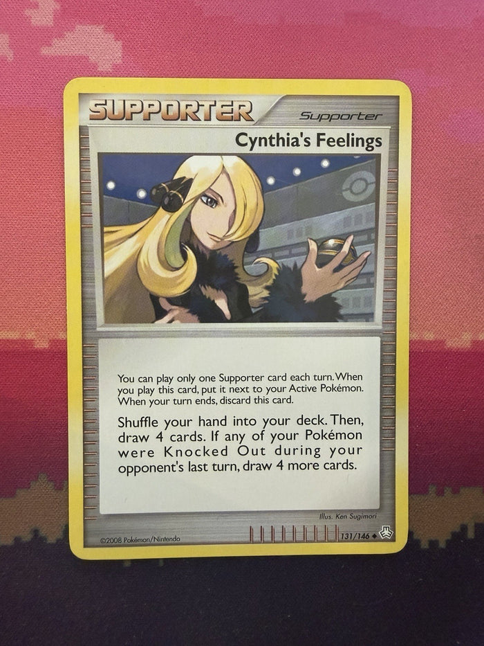 Pokemon Card Cynthia's Feelings Legends Awakened 131/146 Near Mint