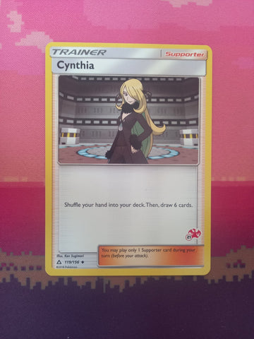 Pokemon Card Cynthia Ultra Prism Charizard Battle Academy 119/156 Near Mint