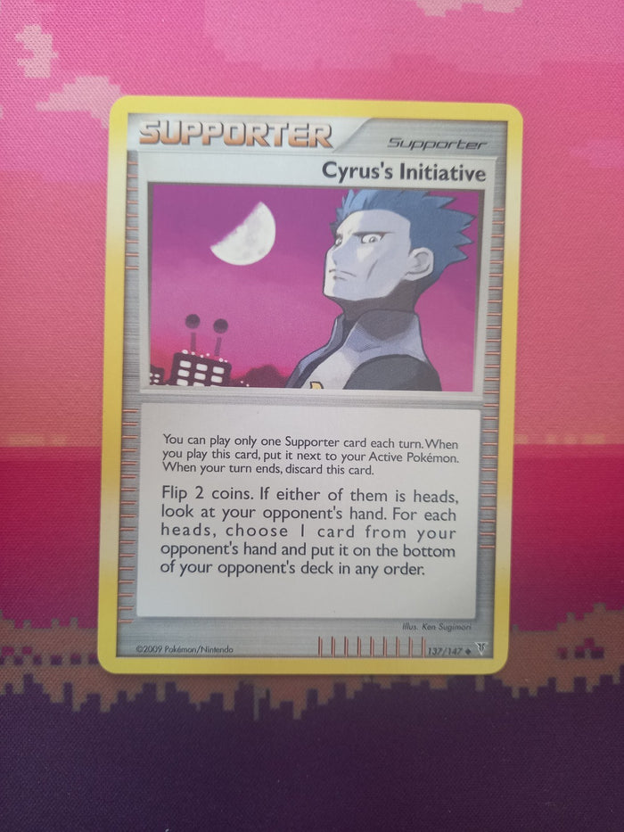 Pokemon Card Cyrus's Initiative Supreme Victors 137/147 Near Mint