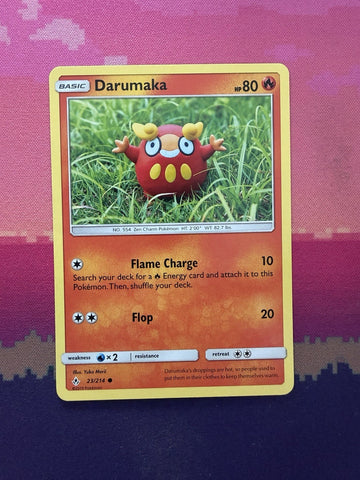 Pokemon Card Darumaka Unbroken Bonds Common 23/214 Near Mint