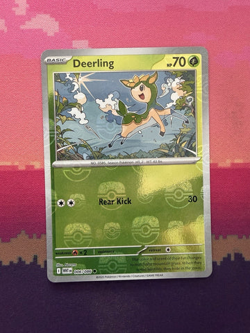 Pokemon Card Deerling White Flare Master Ball Reverse 006/086 Near Mint