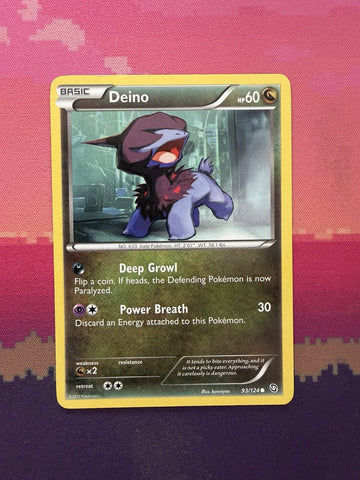 Pokemon Card Deino Dragons Exalted Common 93/124 Near Mint