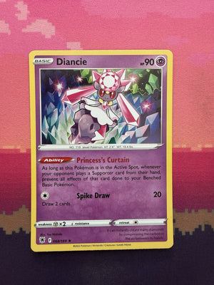 Pokemon Card Diancie Astral Radiance Holo Rare 068/189 Near Mint