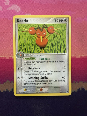 Pokemon Card Dodrio Hidden Legends Uncommon 33/101 Near Mint