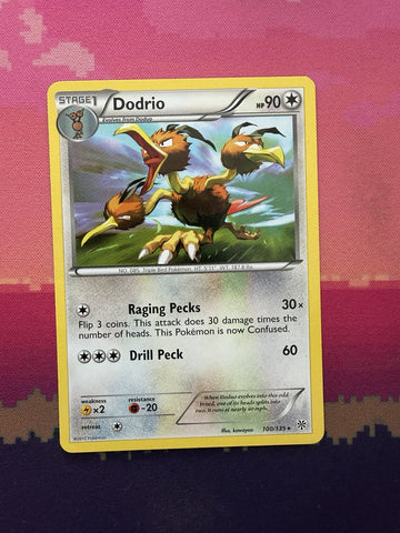 Pokemon Card Dodrio Plasma Storm Rare 100/135 Near Mint