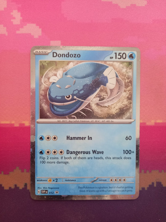 Pokemon Card Dondozo Black Star Promo 012 Near Mint