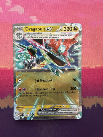 Pokemon Card Dragapult EX Ascended Heroes 160/217 Near Mint