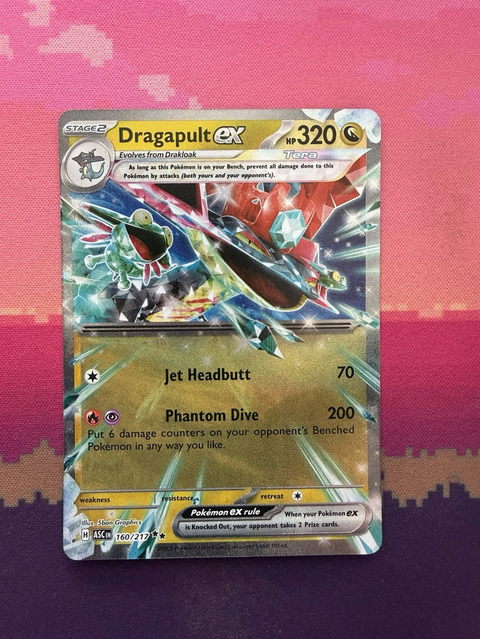 Pokemon Card Dragapult EX Ascended Heroes 160/217 Near Mint