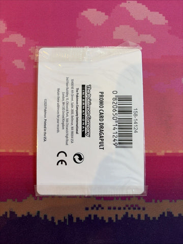 Pokemon Card Dragapult Rebel Clash STAMPED Promo 091/192 SEALED Near Mint (back)