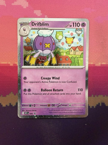 Pokemon Card Drifblim Black Star Promo 006 Cosmo Near Mint