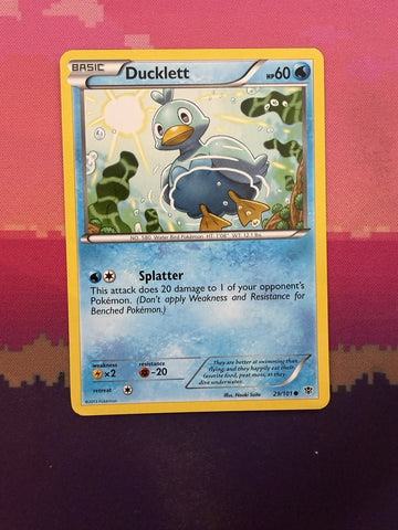 Pokemon Card Ducklett Plasma Blast Common 29/101 Near Mint